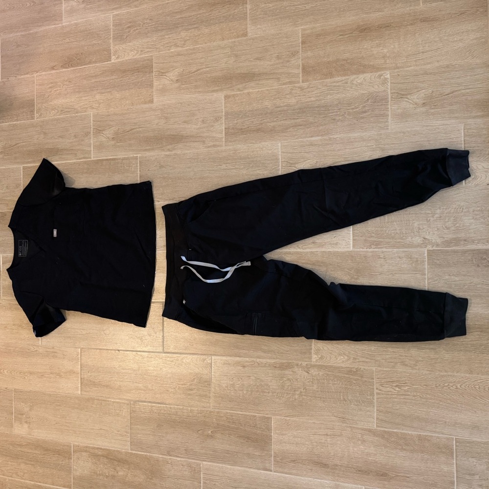 Figs Black Jumpsuit